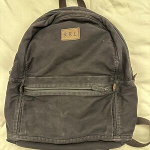 Ralph Lauren Double RL Black Backpack for Men